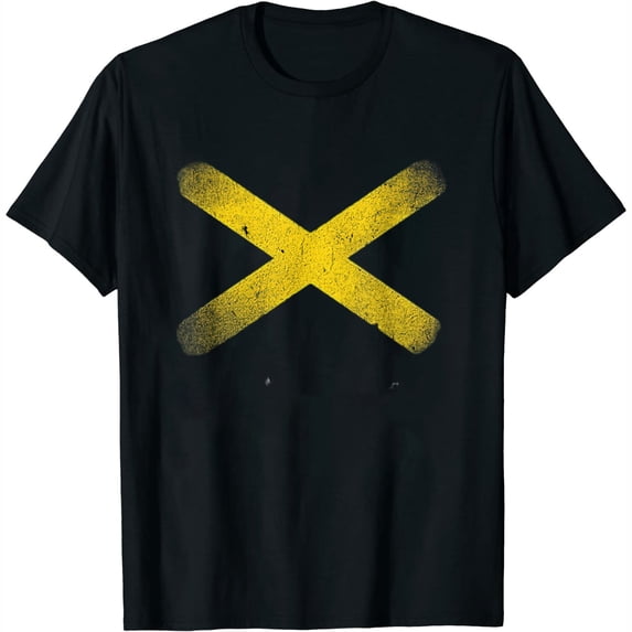Womens Jamaican Flag Colors T-Shirt Jamaica Graphic Gift Black 3X-Large