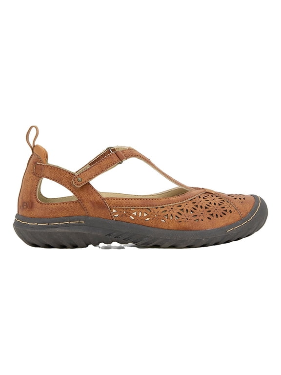 JBU Women's Daffodil T-Strap Mary Jane Whiskey - B4DAF34