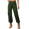 thumbnail image 1 of Womens Jeans With Pocket 2026 Summer Spring Elastic High Waist Joggers For Climbing And Training, 1 of 8