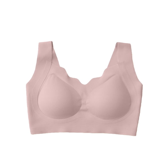 Womens Jelly Bra Wireless Support Push Up Full Coverage No Underwire Comfort Seamless Bra