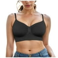 thumbnail image 1 of Womens Jelly Wireless Bras Seamless T-Shirt Bra No Underwire Full Coverage Pullover Bralettes Supportive Sports Bras, 1 of 5