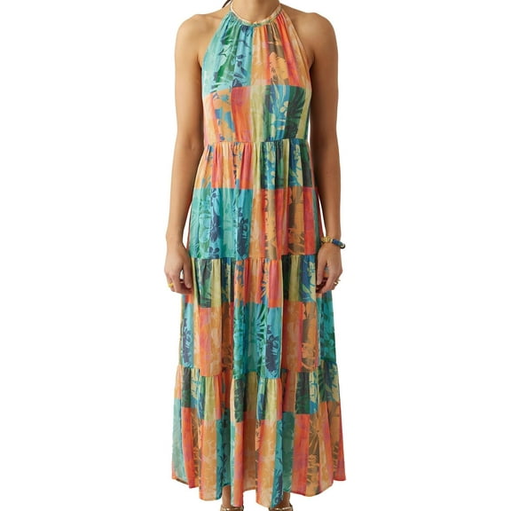 Womens Jennifer Maxi Dress, Multi Colored