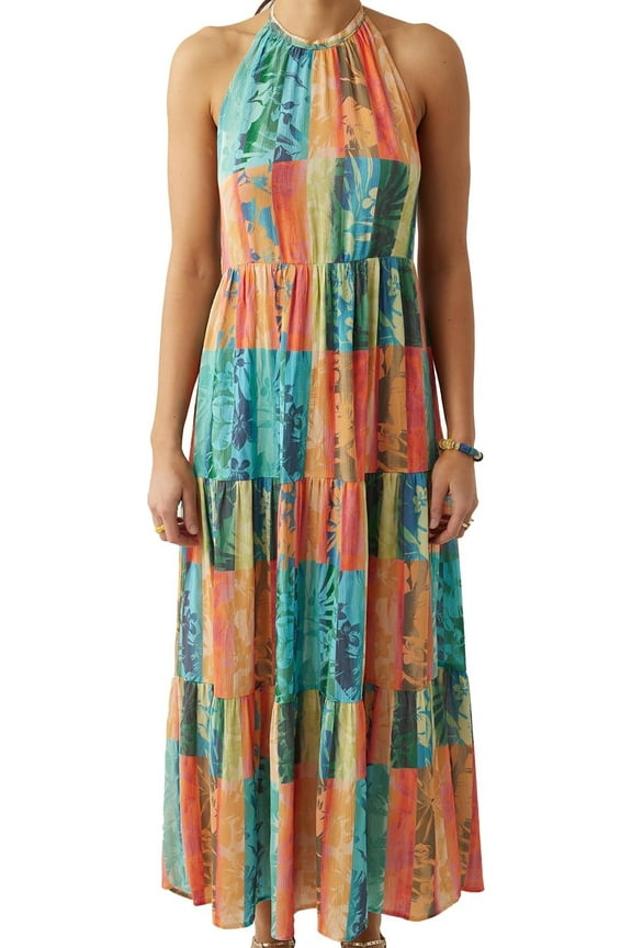 Womens Jennifer Maxi Dress, Multi Colored