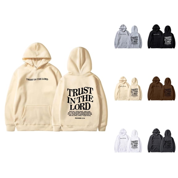 Womens Jesus Hoodie 2025 Long Sleeve Y2K Graphic Christian Hoodies with Pocket Hooded Sweatshirt Hoodie Women Pullover