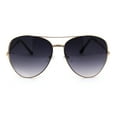 thumbnail image 1 of Womens Jewel Chain Arm Exposed Lens Officer Sunglasses Gold Smoke, 1 of 4