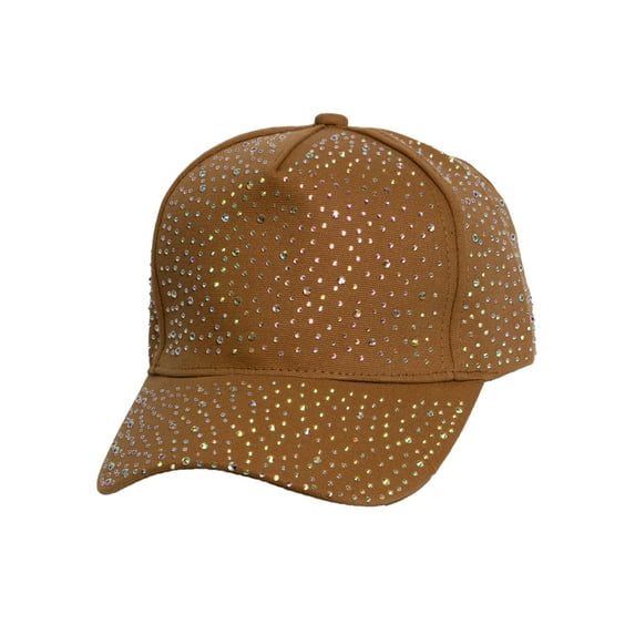 Rhinestone Studded Bling Beret - Sparkling Dressy Braid Hat for Women Glamorous Party & Event Accessory - Green