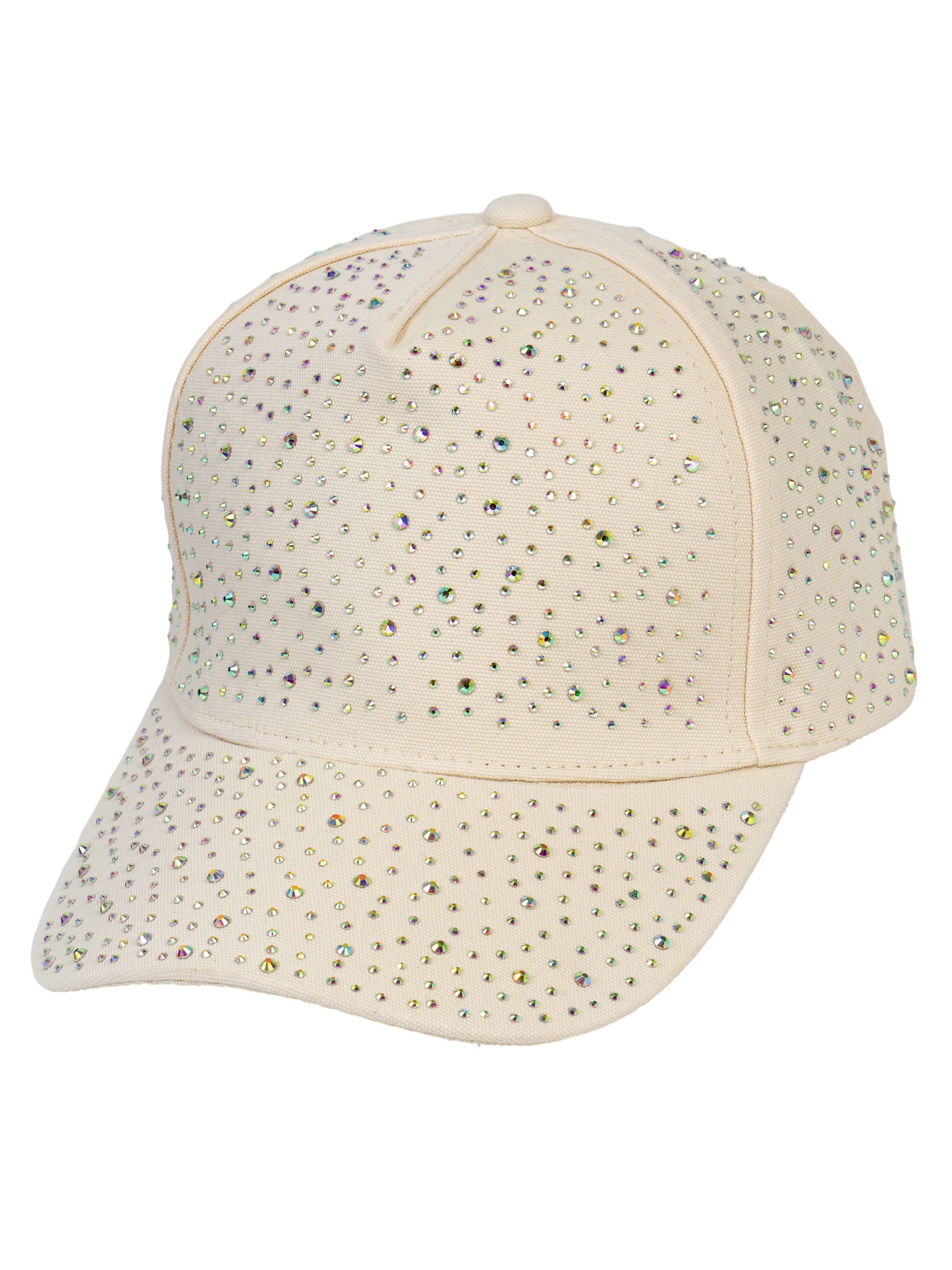 Elegant White Studded Women\'s Hat Womens Jeweled Rhinestone Studded Hat - Crystal Gem Bling  main image 4