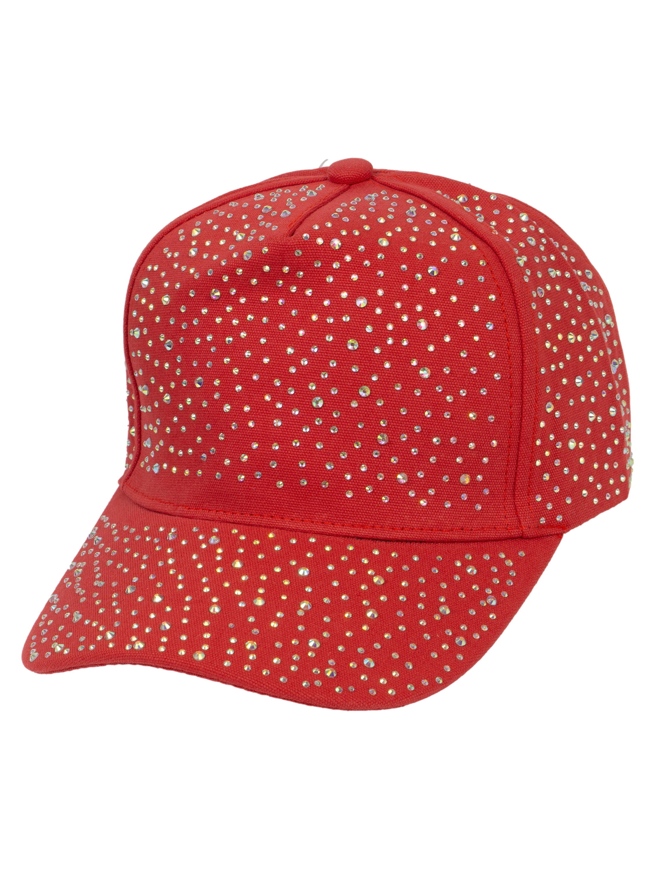 Red Crystal Logo Baseball Cap - Women Top Headwear Women main image 4