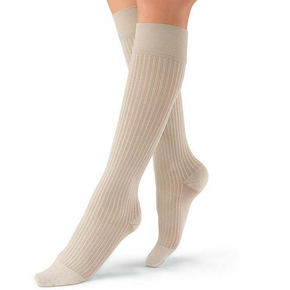 Womens Jobst SoSoft Knee Highs Socks - Firm Compression - Sand - Medium