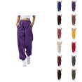 thumbnail image 1 of Womens Jogger Sweatpants 2026 Trendy Elastic High Waist Breathable Relaxed Fit Sweat Pants with Pockets Trousers, 1 of 9