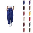 thumbnail image 1 of Womens Jogger Sweatpants 2026 Trendy Elastic High Waist Breathable Relaxed Fit Sweat Pants with Pockets Trousers, 1 of 9