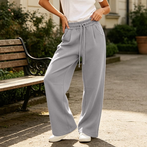 Womens Joggers with Pockets Loose Fit Sweatpants Lightweight Athletic Lounge Pants for Workout Running Travel