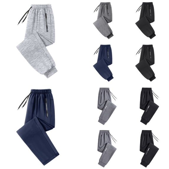 Womens Joggers with Pockets Relaxed Fit Drawstring Elastic Waist Sweatpants Solid Color Long Trousers Pants for Women