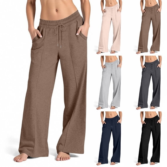 Womens Jogging Suits Sets Brown Sweatpants Women Cotton Women'S Sweatpants Womens Gray Sweatpants Womans Sweat Pants Women'S Sweat Pants Clearance