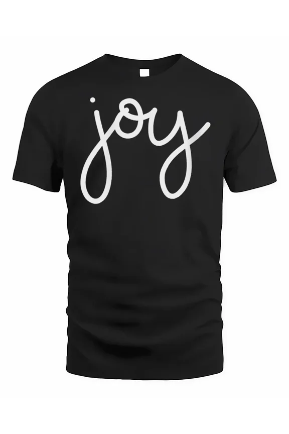 Womens Joy Cute Christmas Gift for Her Song Carol Typography Shirt