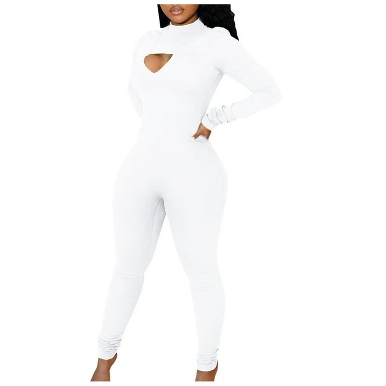 White spandex best sale romper