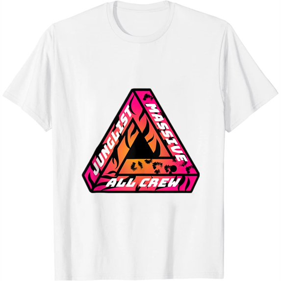 Womens Junglist 90s Rave EDM Drum And Bass T-Shirt White