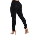 thumbnail image 1 of Womens Juniors Butt Lifting Jeans - High Waisted Jeans - Black Denim Jeans 11031M, 1 of 6