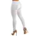 thumbnail image 1 of Womens Juniors High Waisted Skinny Jeans - Butt Lifting White Skinny Jeans - Skinny Casual Jeans 11029M, 1 of 6