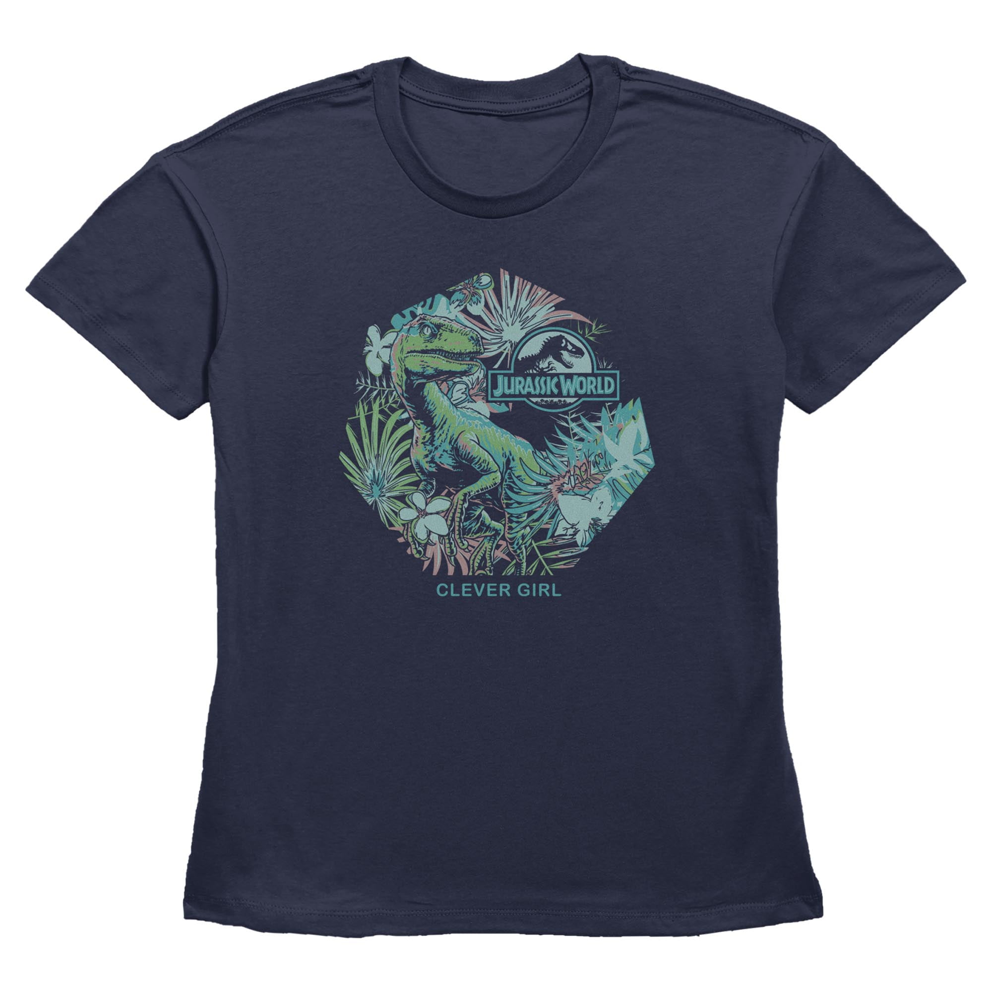 Womens Jurassic Park Tropical Clever Girl T Shirt