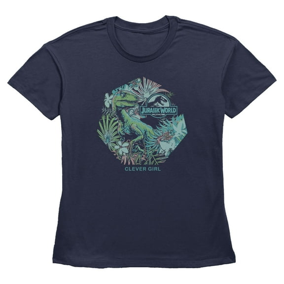 Womens Jurassic Park Tropical Clever Girl T Shirt