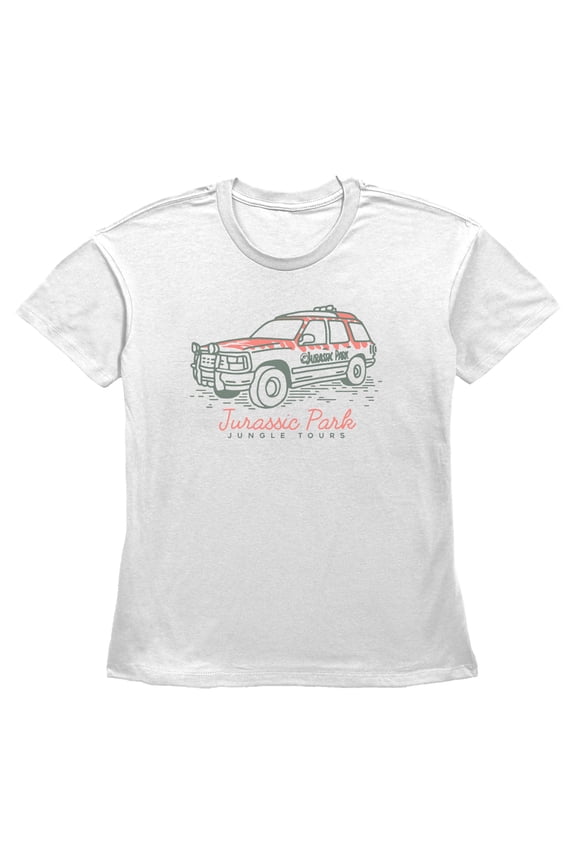 Womens Jurassic World Jungle Tours T Shirt