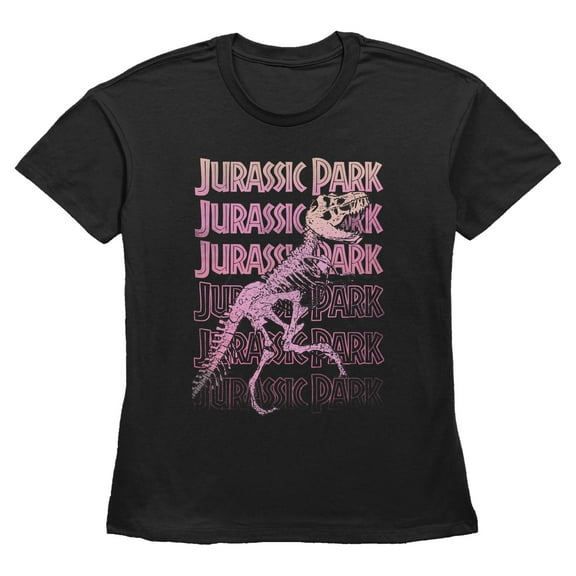 Womens Jurassic World T. Rex Skeleton T Shirt