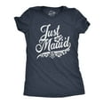 thumbnail image 1 of Womens Just Maui'd T Shirt Cute Just Married Hawaii Honeymoon Tee Womens Graphic Tees, 1 of 9