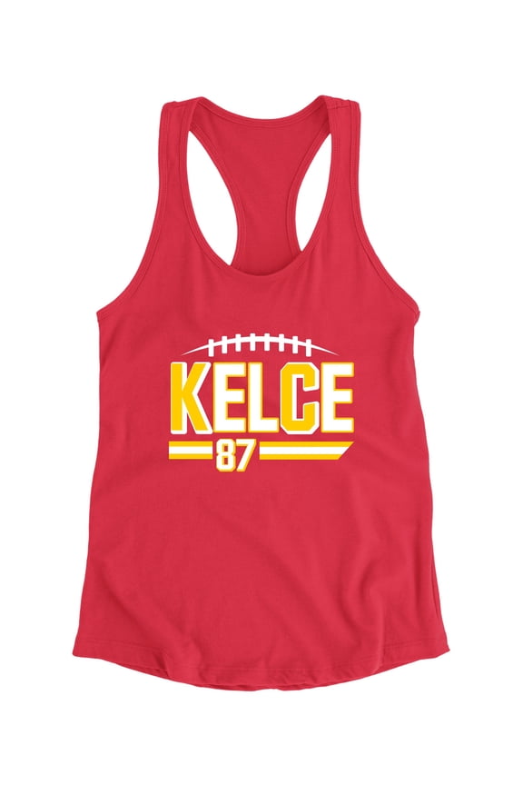 Womens KC Kelce Sleeveless Tank Top T-Shirt
