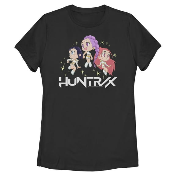 Womens KPop Demon Hunters Chibi Trio Huntrix T Shirt