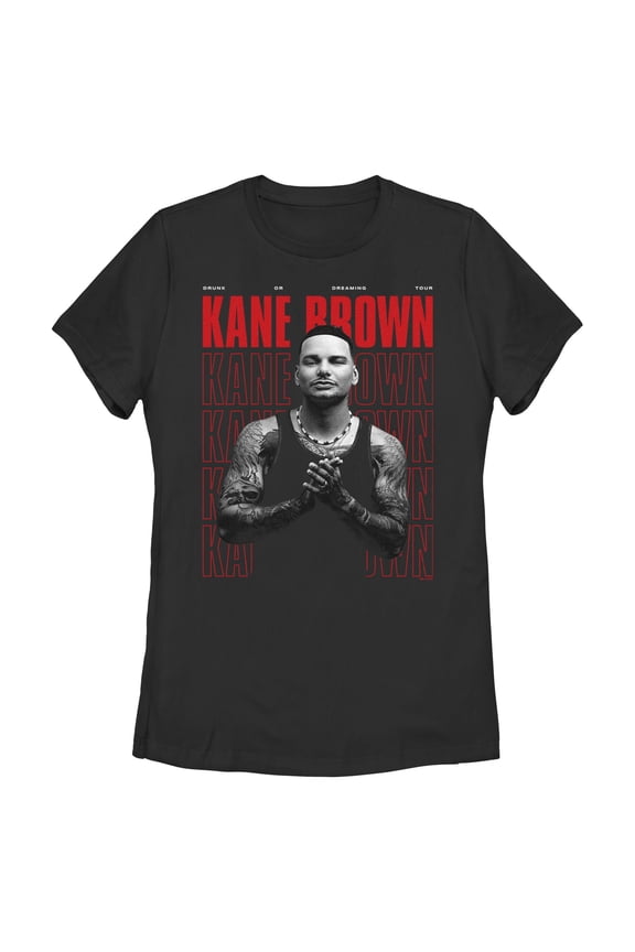 Womens Kane Brown Drunk Or Dreaming Portrait T Shirt