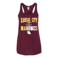 thumbnail image 1 of Womens Kansas City Is Mahomes Flowy Racerback Tank Top T-Shirt, 1 of 1