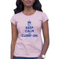 thumbnail image 1 of Womens Keep Calm And Curry On T-Shirt, 1 of 1