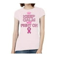 thumbnail image 1 of Womens Keep Calm and Fight On Short-Sleeve T-Shirt - Light Pink - X-Large, 1 of 1