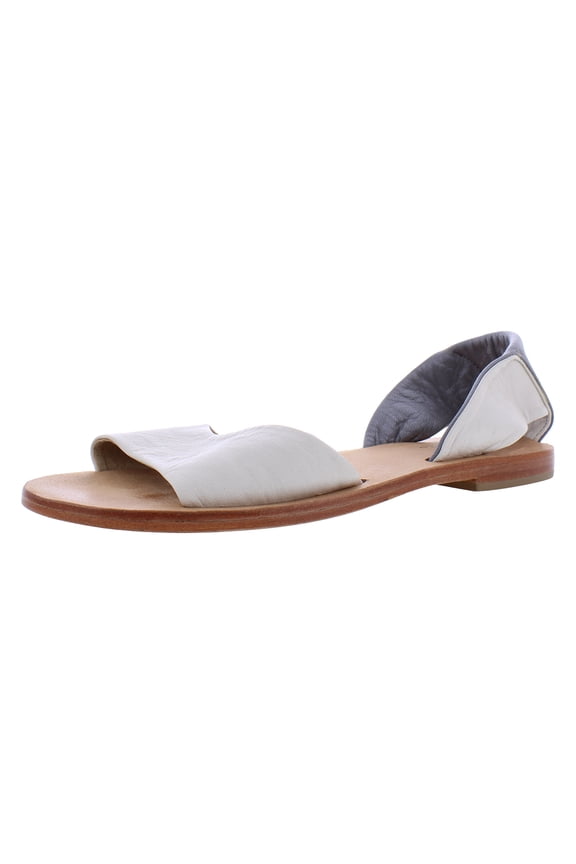 Womens Kelsi Dagger Brooklyn Clarkson Flat Sandals, Sea Salt