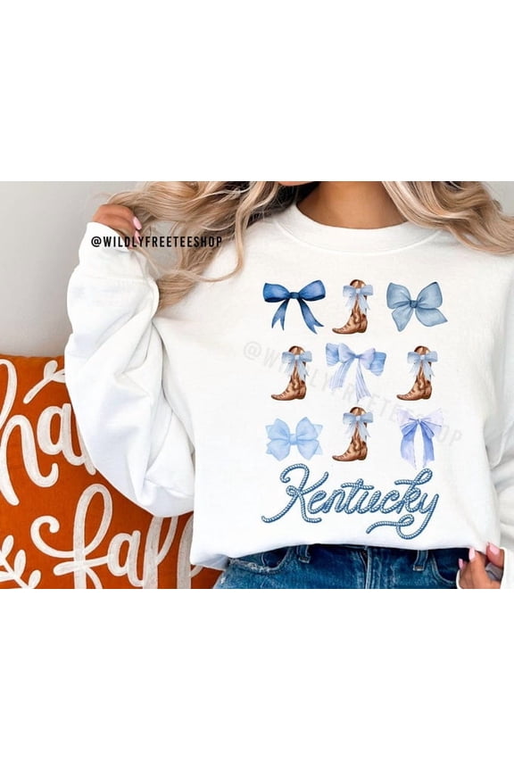 Womens Kentucky Sweatshirt: Coquette State Crewneck, Sweatshirt Size S-5Xl