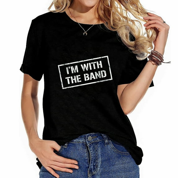 I'M With The Band Tshirt - Rock Concert Shirt - Music Band T-Shirt