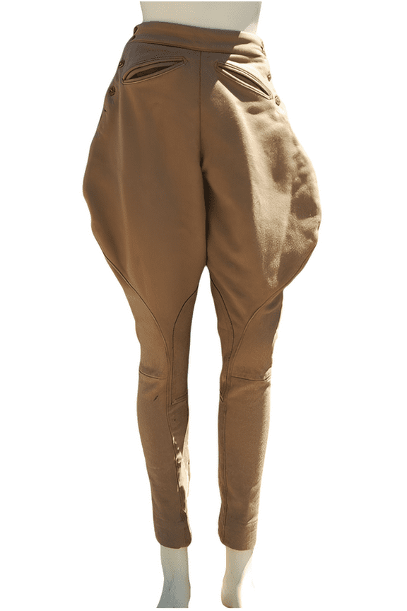 Womens Khaki Jodhpurs Breeches for Horse Riding and Equestrian Sports Pants