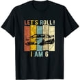 thumbnail image 1 of Womens Kids 6Th Birthday Boy Race Car 6 Year Old Birthday Boy Racing T-Shirt White 4X-Large, 1 of 5