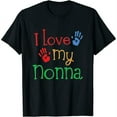thumbnail image 1 of Womens Kids I Love My Nonna T-Shirt Black Small, 1 of 5