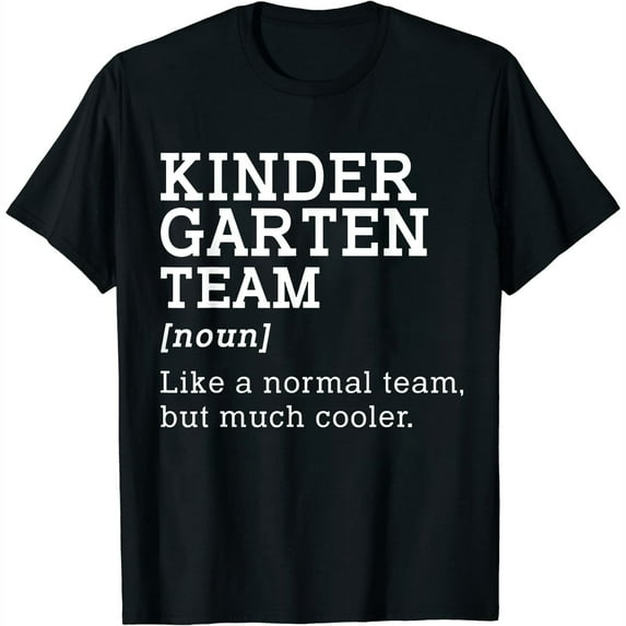Womens Kindergarten Team Back To School Teacher Kindergarten Team T-Shirt Black