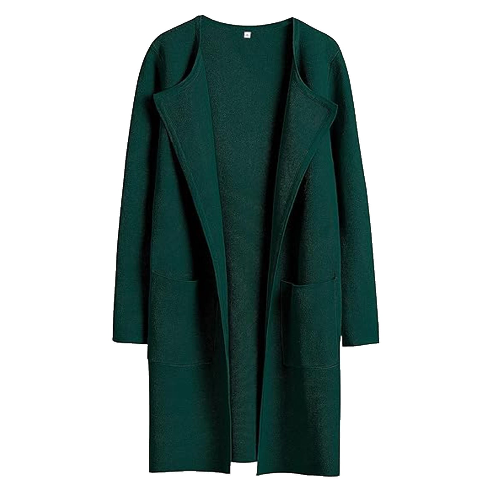 Womens Knit Cardigan Sweaters Oversized Open Front Long Sleeve Lapel