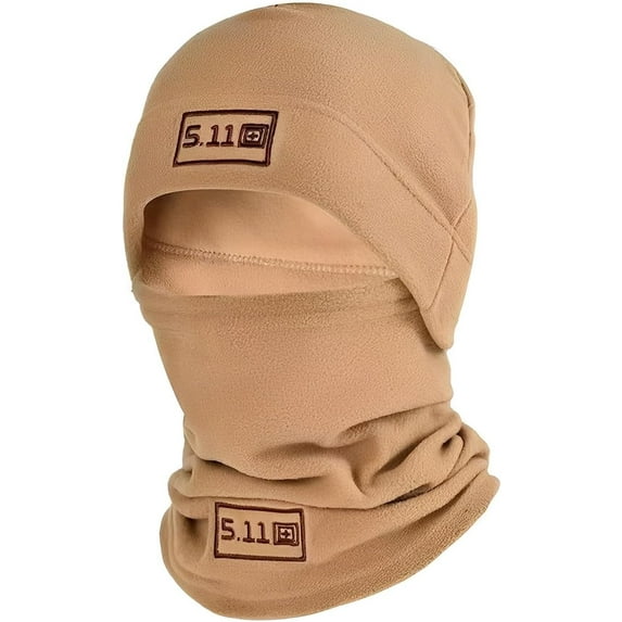 Womens Knitted 3 in 1 Cold Proof Hat Full Face Knit Hood Hat, Warm Breathable Winter Face Mask Neck Gaiter Beanie