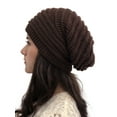 thumbnail image 1 of Womens Knitted Slouchy Winter Warm Casual Wool Beret Baggy Beanie Hats Caps, 1 of 5