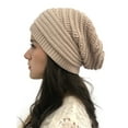 thumbnail image 1 of Womens Knitted Slouchy Winter Warm Casual Wool Beret Baggy Beanie Hats Caps, 1 of 4