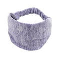 thumbnail image 1 of Womens Knotted Turban Headband Wide Elastic Sport Yoga Hair Wrap, 1 of 2