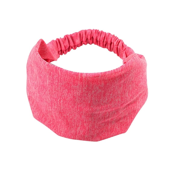 Womens Knotted Turban Headband Wide Elastic Sport Yoga Hair Wrap
