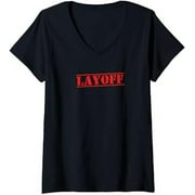 Womens LAYOFF V-Neck T-Shirt