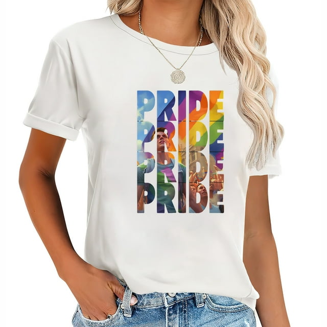 Womens LGBTQ+ Pride, LGBT, Gay-Pride, Rainbow T-Shirt Black - Walmart.com
