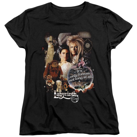 Womens: Labyrinth - 25 Years Of Magic Apparel Womens T-Shirts - Black